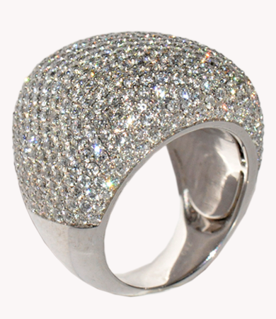 White gold and diamond Artur Scholl ring | Statement Jewels