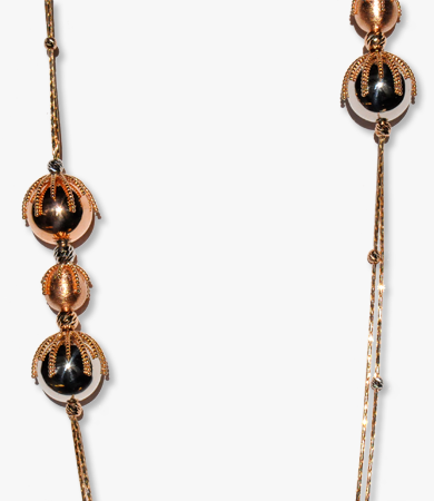 Rosé and white gold Artur Scholl necklace, bracelet set | Statement Jewels Rosé and white gold Artur Scholl necklace, bracelet set | Statement Jewels