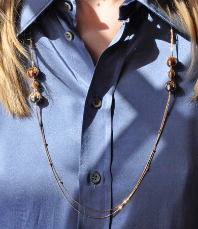 Rosé and white gold Artur Scholl necklace, bracelet set | Statement Jewels Rosé and white gold Artur Scholl necklace, bracelet set | Statement Jewels